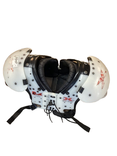 Vist Large View of Product Image Which is Used Gear 2000 X AIR FB Shoulder Pads White SM