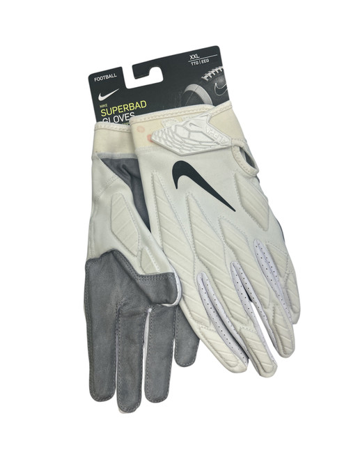 Vist Large View of Product Image Which is Used Nike SUPERBAD 4.0 FB Gloves White 2X