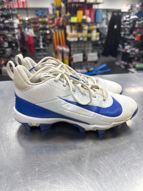 Vist Large View of Product Image Which is Used Nike Jr FB Cleats White Junior 04