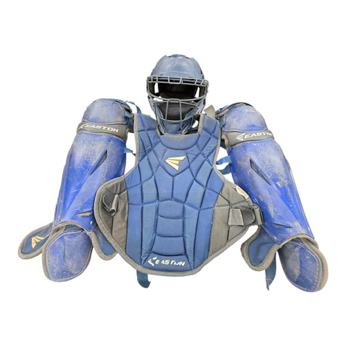 Vist Large View of Product Image Which is Used Easton PROWESS Catchers Set Royal Blue One Size