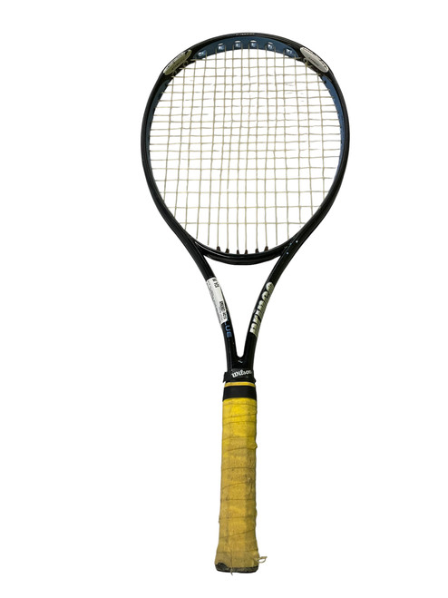 Vist Large View of Product Image Which is Used Prince O3 BLUE Adult Tennis Racquet Black Unknown