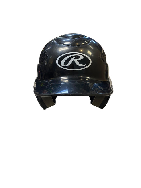 Vist Large View of Product Image Which is Used Rawlings BLACK HELMET Batting Helmet No Mask Black MD