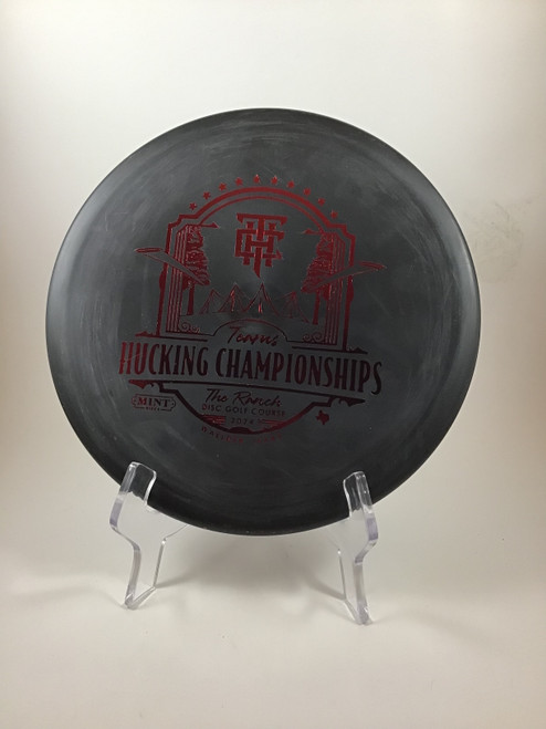 Vist Large View of Product Image Which is New MINT ROYAL FIRM BOBCAT Disc Golf Mid Range Black 176g