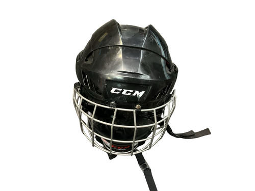 Vist Large View of Product Image Which is Used CCM 50 Helmet Cage Combo Black MD