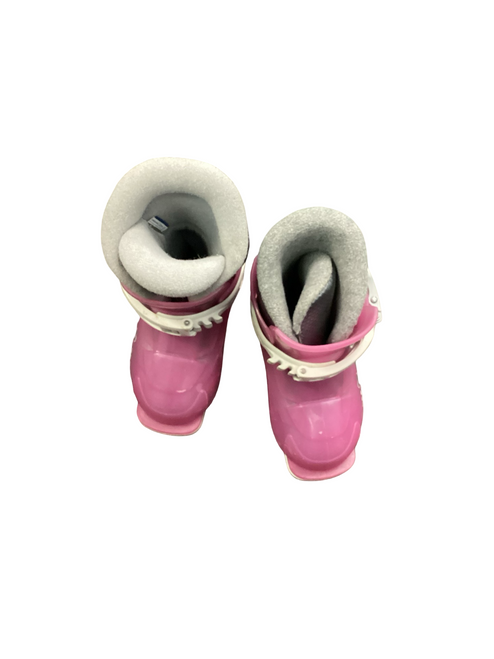 Vist Large View of Product Image Which is Used Alpina ZOOM Girls DH Ski Boot Pink 150 MP - Y08