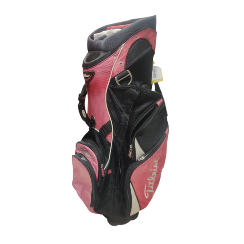 Vist Large View of Product Image Which is Used Titleist 14 WAY Mens Golf Cart Bag Red