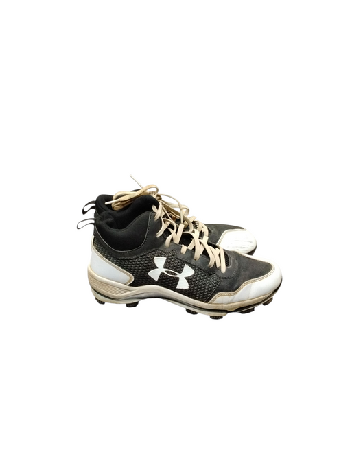 Vist Large View of Product Image Which is Used Under Armour MID HEATER TP BB/SB Cleats Black Senior 8