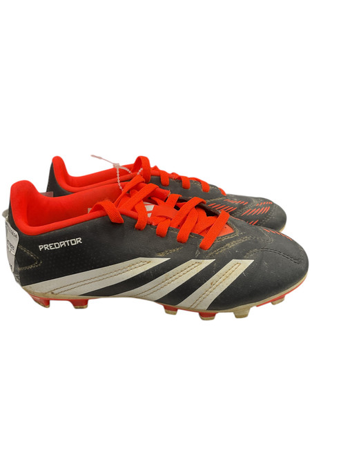 Vist Large View of Product Image Which is Used Adidas Soccer Cleats Black And Orange Junior 01