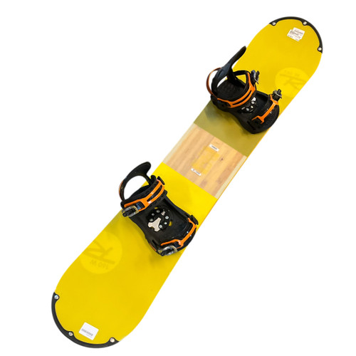 Vist Large View of Product Image Which is Used Rossignol EXP WIDE Mens Board/Bindings Yellow 160 cm