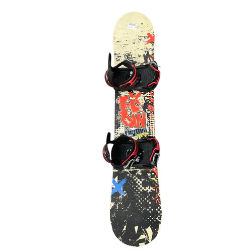 Vist Large View of Product Image Which is Used Flow RHYTHM 140 Mens Board/Bindings Black 140 cm