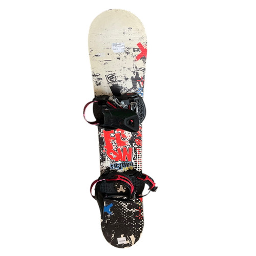 Vist Large View of Product Image Which is Used Flow RHYTHM 140 Mens Board/Bindings Black 140 cm