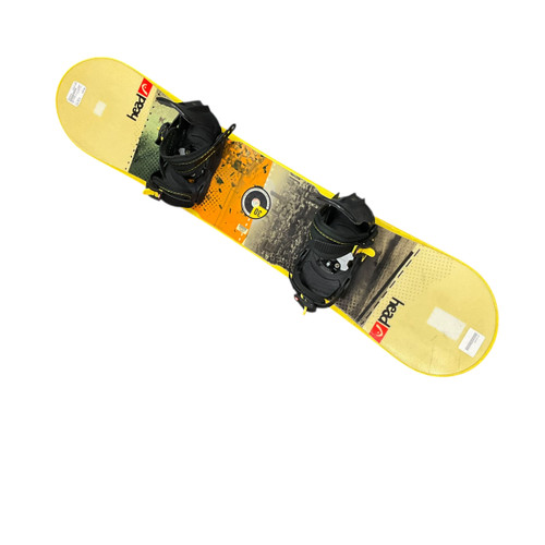 Vist Large View of Product Image Which is Used Head SIX 50 4D Boys Board/Binding Yellow 130 cm