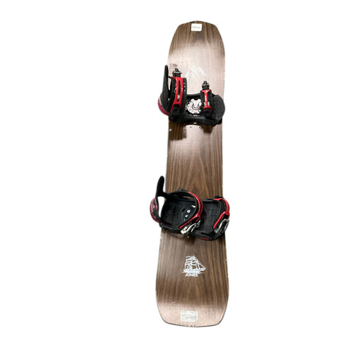 Vist Large View of Product Image Which is Used Jones FLAGSHIP 146 Womens Board/Bindings Brown 146 cm