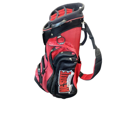 Vist Large View of Product Image Which is Used NC STATE CART BAG Mens Cart Bag Red