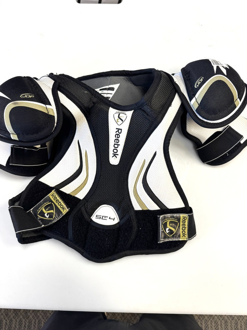 Vist Large View of Product Image Which is Used Reebok SC4 Junior Shoulder Pads LG