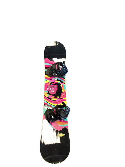 Vist Large View of Product Image Which is Used Sims PRISTINE Girls Board/Binding Black 142 cm