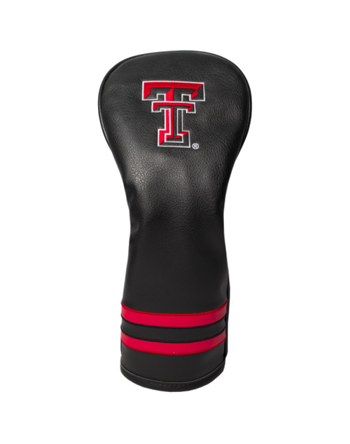 Vist Large View of Product Image Which is NEW TEXAS TECH VINTAGE DRIVER HEAD COVER