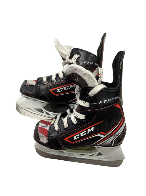 Vist Large View of Product Image Which is Used CCM FT 340 Youth Hockey Skate Youth 09.0