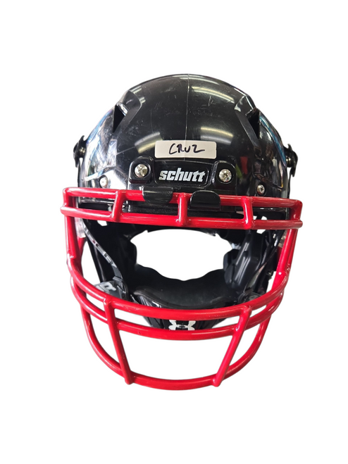 Vist Large View of Product Image Which is Used Schutt 2023 YTH VENGEANCE A11 FB Helmet Black MD