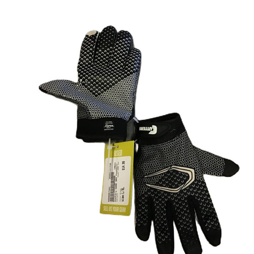 Vist Large View of Product Image Which is Used Cutters GAME DAY FB Gloves Black L/XL