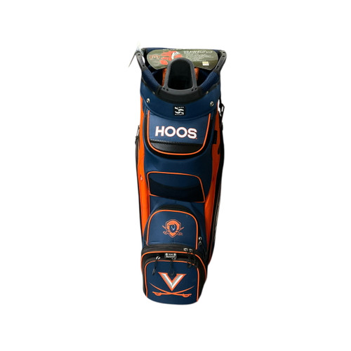 Vist Large View of Product Image Which is Used TEAM EFFORT BUCKET III VIRGINIA CAVALIER Mens Cart Bag Navy Blue