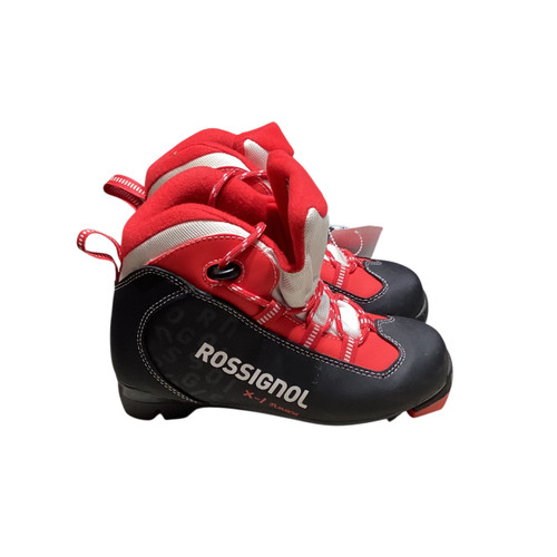 Vist Large View of Product Image Which is Used Rossignol Boys NNN XC Ski Boots Red JR-03