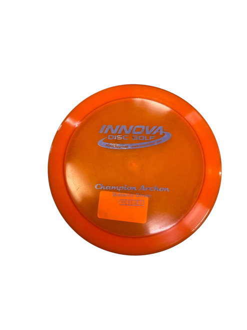 Vist Large View of Product Image Which is Used Innova CHAMPION ARCHON Disc Golf Driver Orange 172g