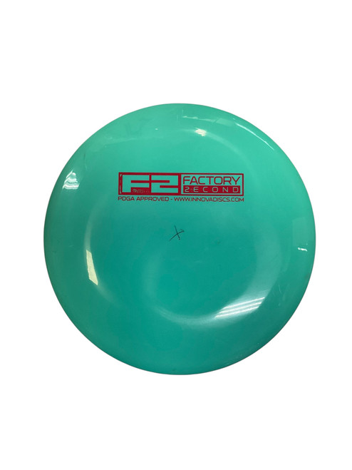 Vist Large View of Product Image Which is Used Innova F2 STAR LEOPARD Disc Golf Driver Turquoise 154g