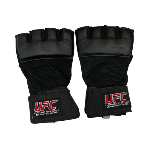 Vist Large View of Product Image Which is UFC Gloves Black, SM