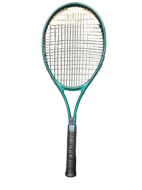 Vist Large View of Product Image Which is Used Adidas CRUSADER Adult Tennis Racquet Teal 4 1/4"