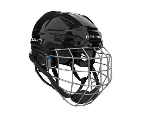 Vist Large View of Product Image Which is New Bauer BAUER RE-AKT 55 Helmet Cage Combo Black SM