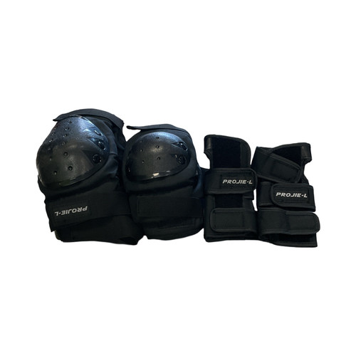 Vist Large View of Product Image Which is Skateboard Elbow Pads Black LG