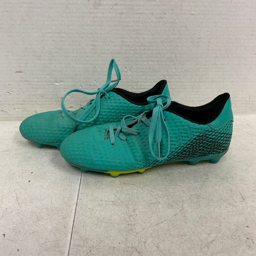 Vist Large View of Product Image Which is Used Soccer Cleats Teal Junior 03.5