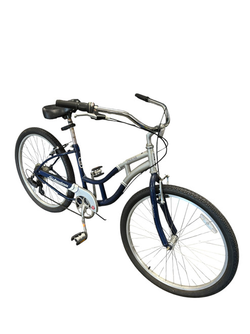 Vist Large View of Product Image Which is Used Schwinn JAGUAR 26 Cruiser Bike Womens Navy Blue 19-20" - LG  Frame