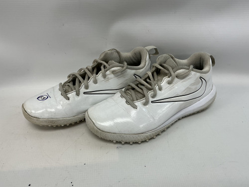 Vist Large View of Product Image Which is Used Nike VAPOR LACROSSE TURF LAX Cleats Mens White Senior 5.5