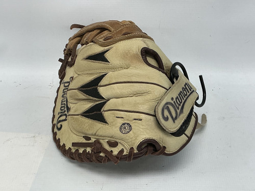 Vist Large View of Product Image Which is Used Diamond F315 BB/SB Catchers RH Throw Tan 31 1/2"