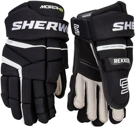 Vist Large View of Product Image Which is New Sher-wood REKKER MORPH 2 GLOVE Senior Gloves
