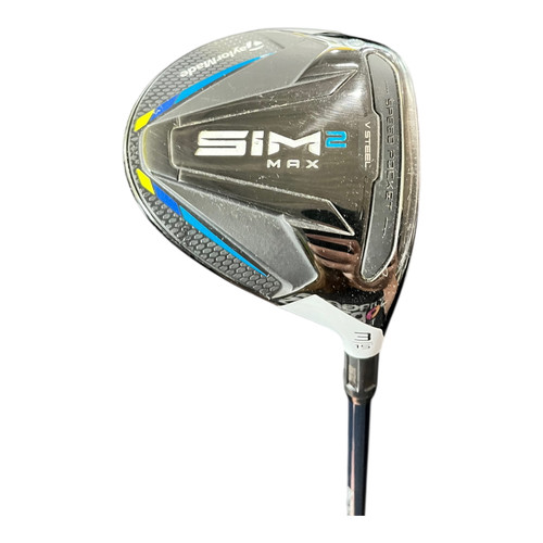 Used Taylormade SIM 2 MAX Mens Fairway Wood RH 3 Wood 11820-S000046496 Vist Large View of Product Image Which is Used Taylormade SIM 2 MAX Mens Fairway Wood RH 3 Wood