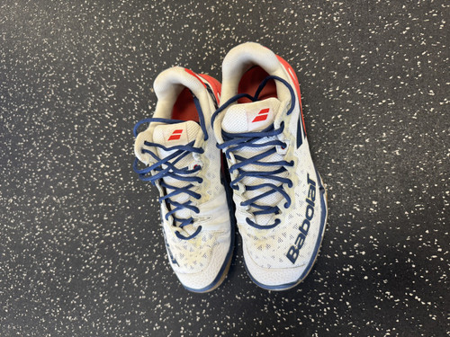 Vist Large View of Product Image Which is Used Babolat MICHELIN Tennis shoes