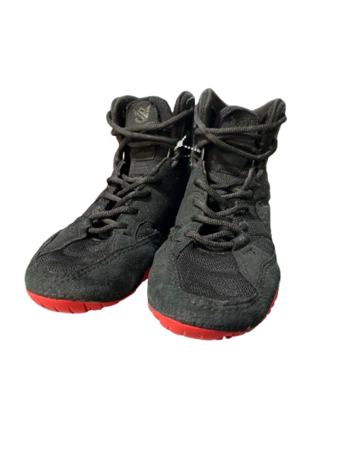 Vist Large View of Product Image Which is Used RUDIS JNR SZ 5 WRESTLING SHOES Wrestling Shoes Black Junior 05