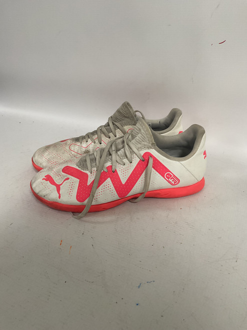 Vist Large View of Product Image Which is Used Puma Soccer Indoor Shoes White Senior 6