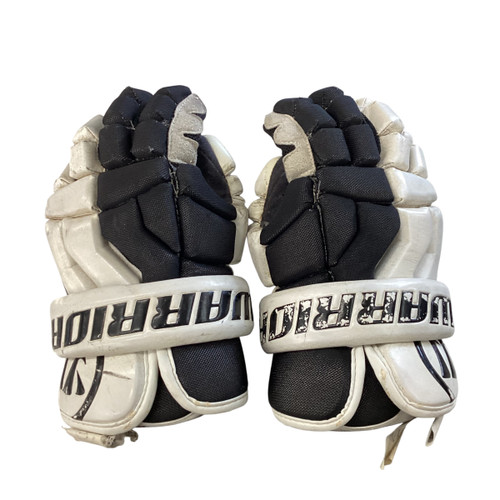 Vist Large View of Product Image Which is Used Warrior HUNDY Lacrosse Gloves Mens Black 12"