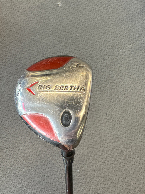 Vist Large View of Product Image Which is Used Callaway BIG BERTHA Mens Fairway Wood RH 3 Wood