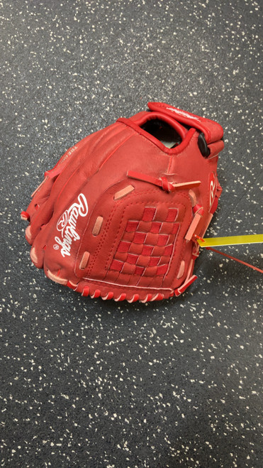 Vist Large View of Product Image Which is Used Rawlings HIGHLIGHT SERIES BB/SB Glove T-ball Red 10 1/2"