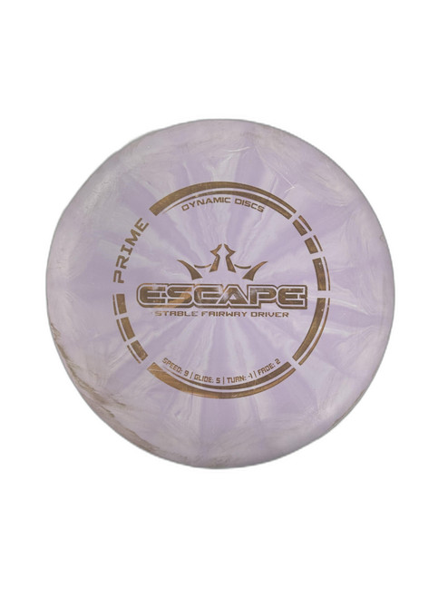 Vist Large View of Product Image Which is Used Dynamic Discs ESCAPE Disc Golf Driver Purple