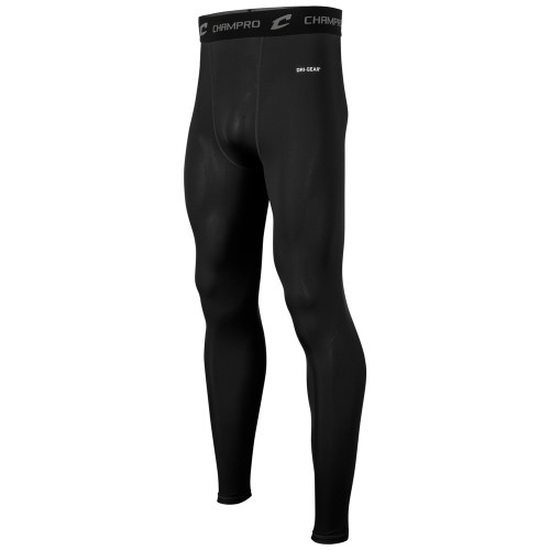 Vist Large View of Product Image Which is New CHAMPRO COMPRESSION TIGHTS AD L BLACK