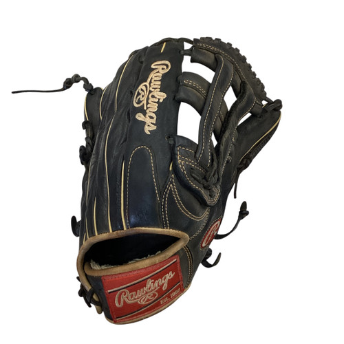 Used Rawlings GC ELITE BB/SB Glove RH Throw Black 12 3/4" 11760-S000082152 Vist Large View of Product Image Which is Used Rawlings GC ELITE BB/SB Glove RH Throw Black 12 3/4"