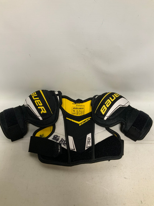 Vist Large View of Product Image Which is Used Bauer 150 Youth Shoulder Pads SM