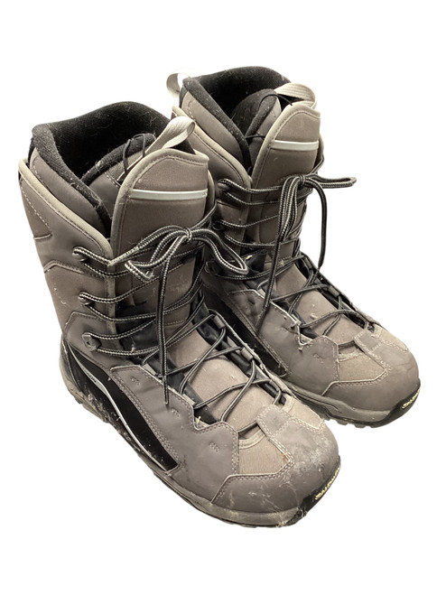 Vist Large View of Product Image Which is Used Salomon MADRI Mens Snowboard Boots Grey Senior 11.5