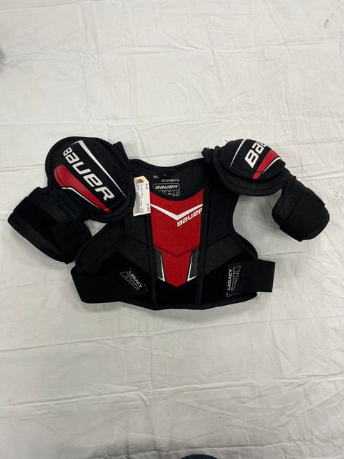 Vist Large View of Product Image Which is Used Bauer LEGACY SP Youth Shoulder Pads LG